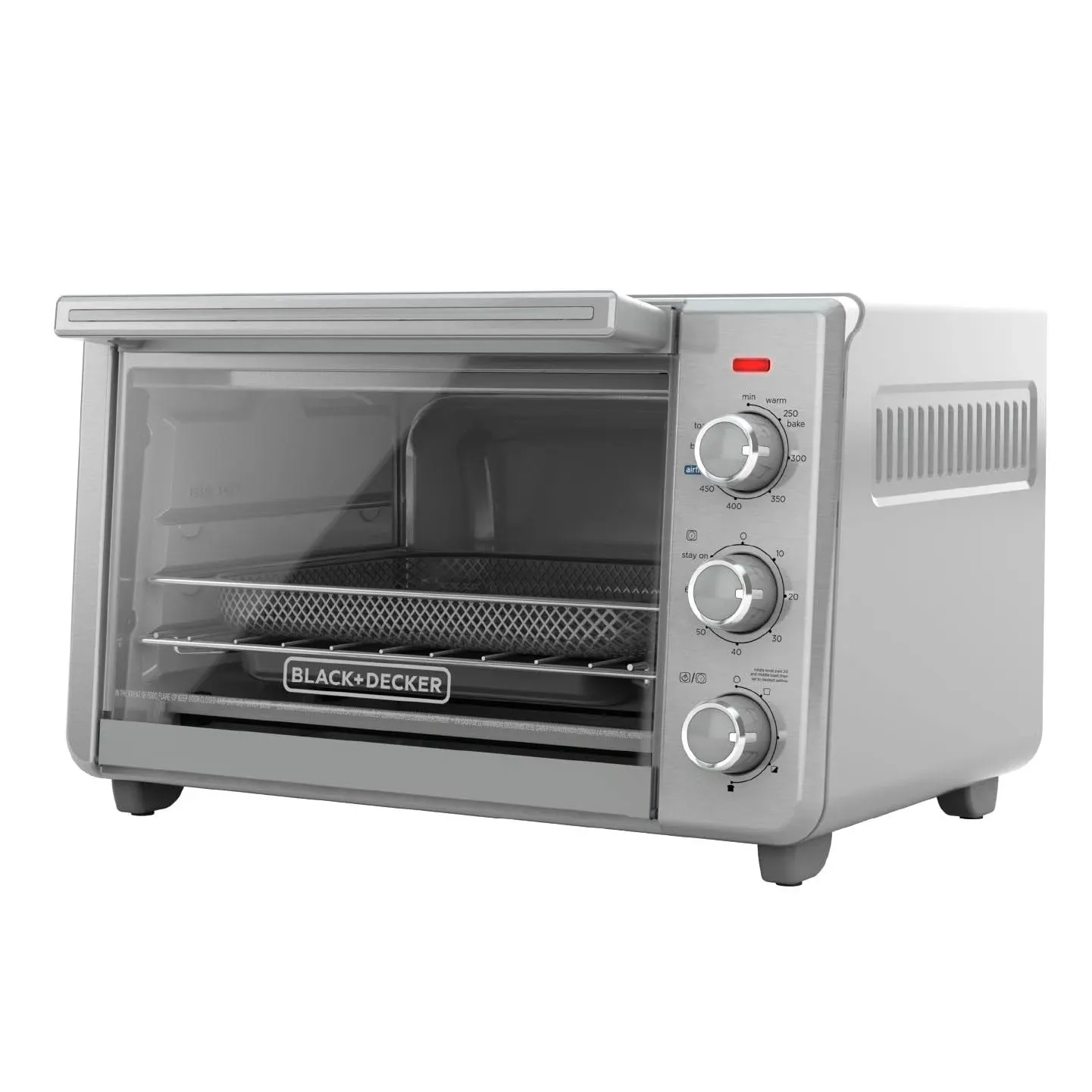 BLACK+DECKER 6-Slice Crisp 'N Bake Air Fry Toaster Oven