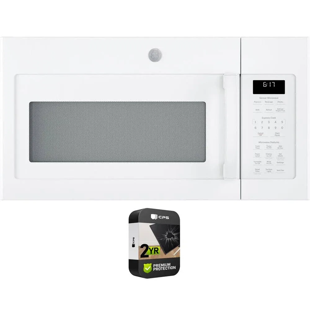 General Electric 1.7 cu ft Over-the-Range Microwave Oven in White