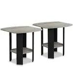 Furinno Simple Design EndSideTable, Espresso