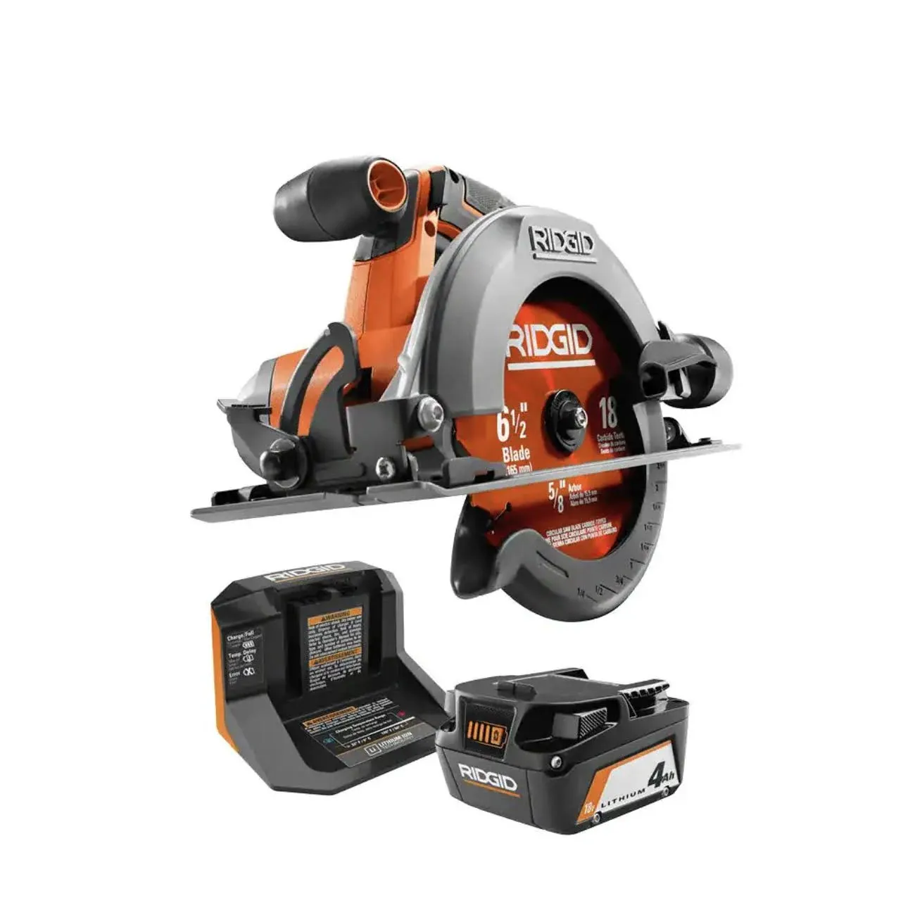 RIDGID 18V Cordless 6 1/2 in. Circular Saw (Tool Only)