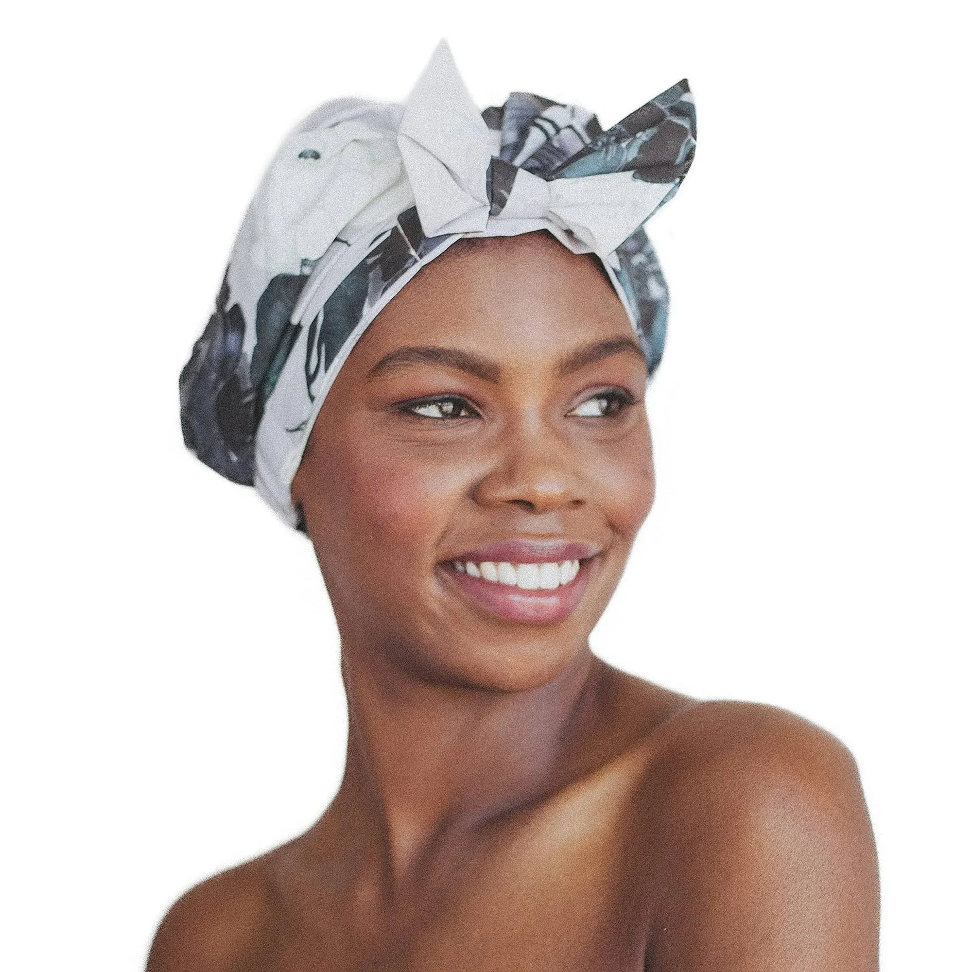 Luxury Shower Cap - Floral by KITSCH