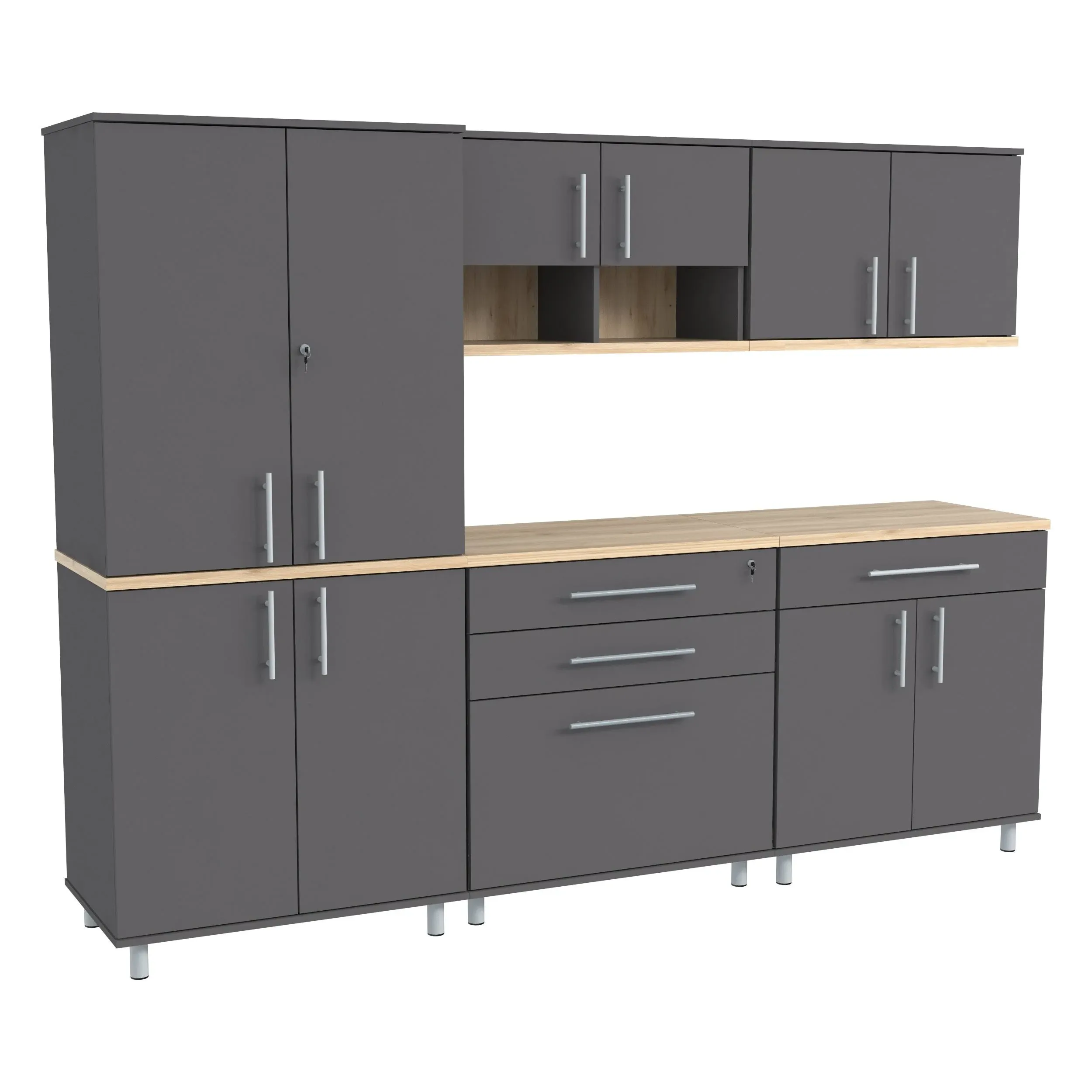 Inval KRATOS 5-Piece Garage Cabinet Set