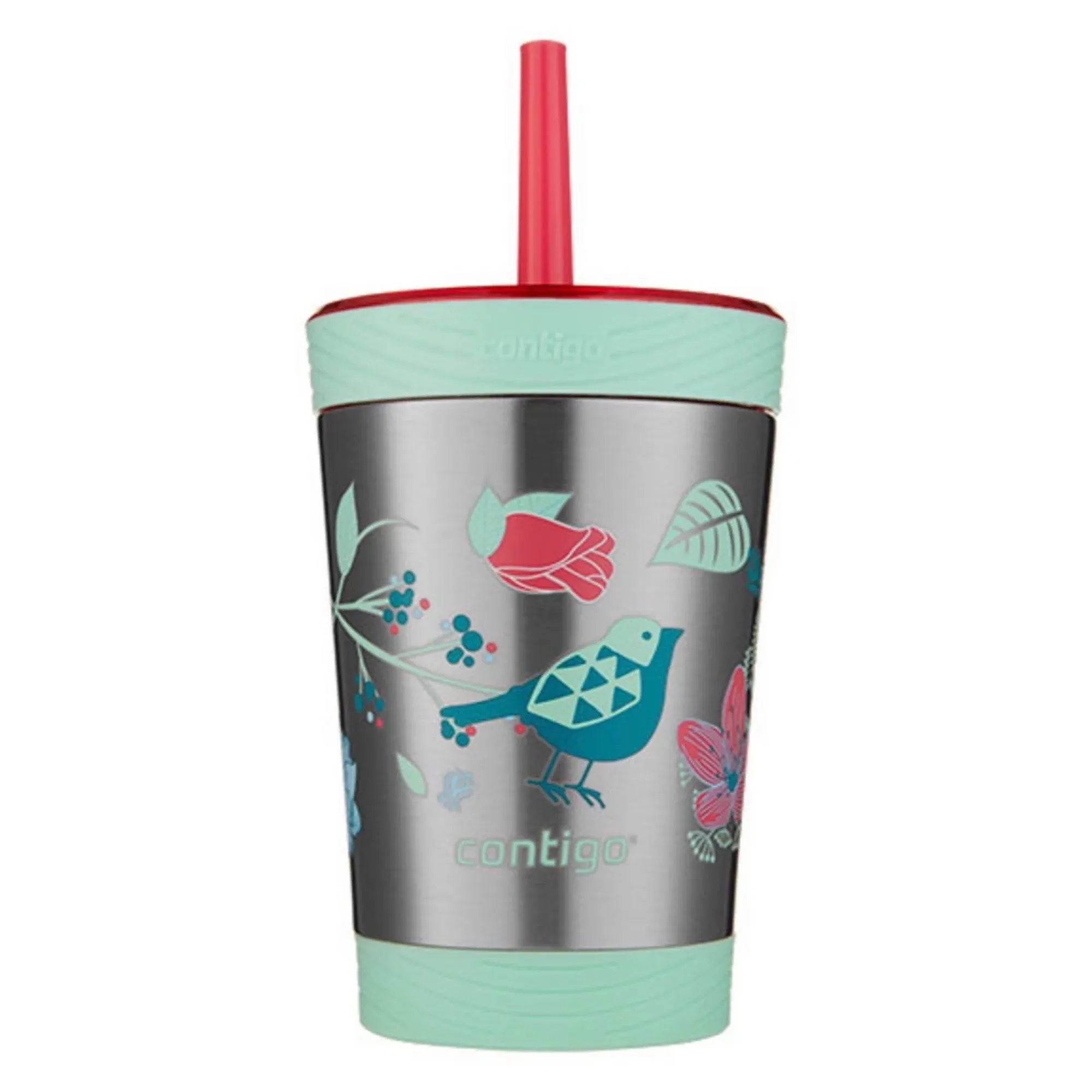 Contigo Kids THERMALOCK 12 oz Stainless Steel Spill-Proof Tumbler with Straw