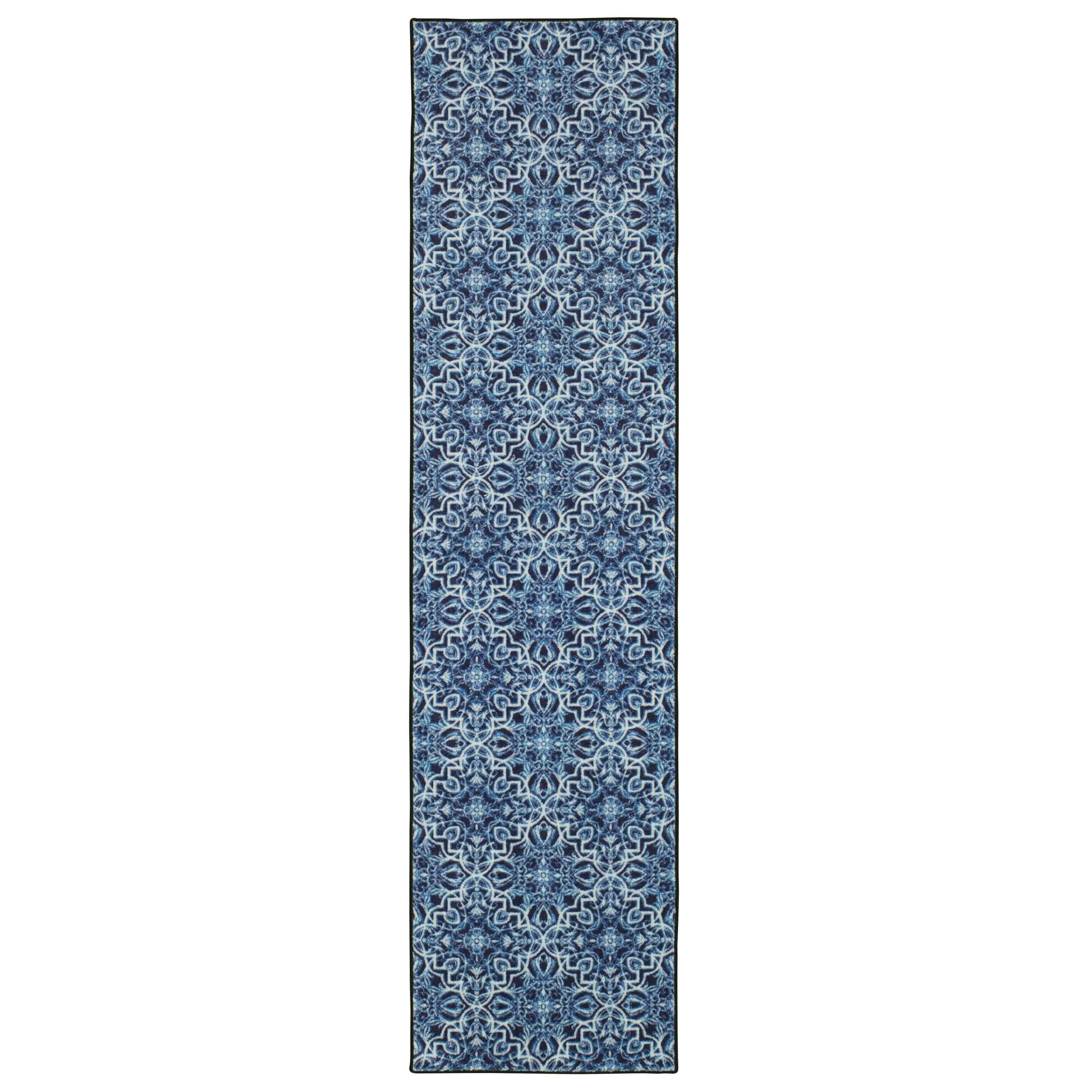 Mohawk Home Amstel Navy 2' W x 10' L Runner