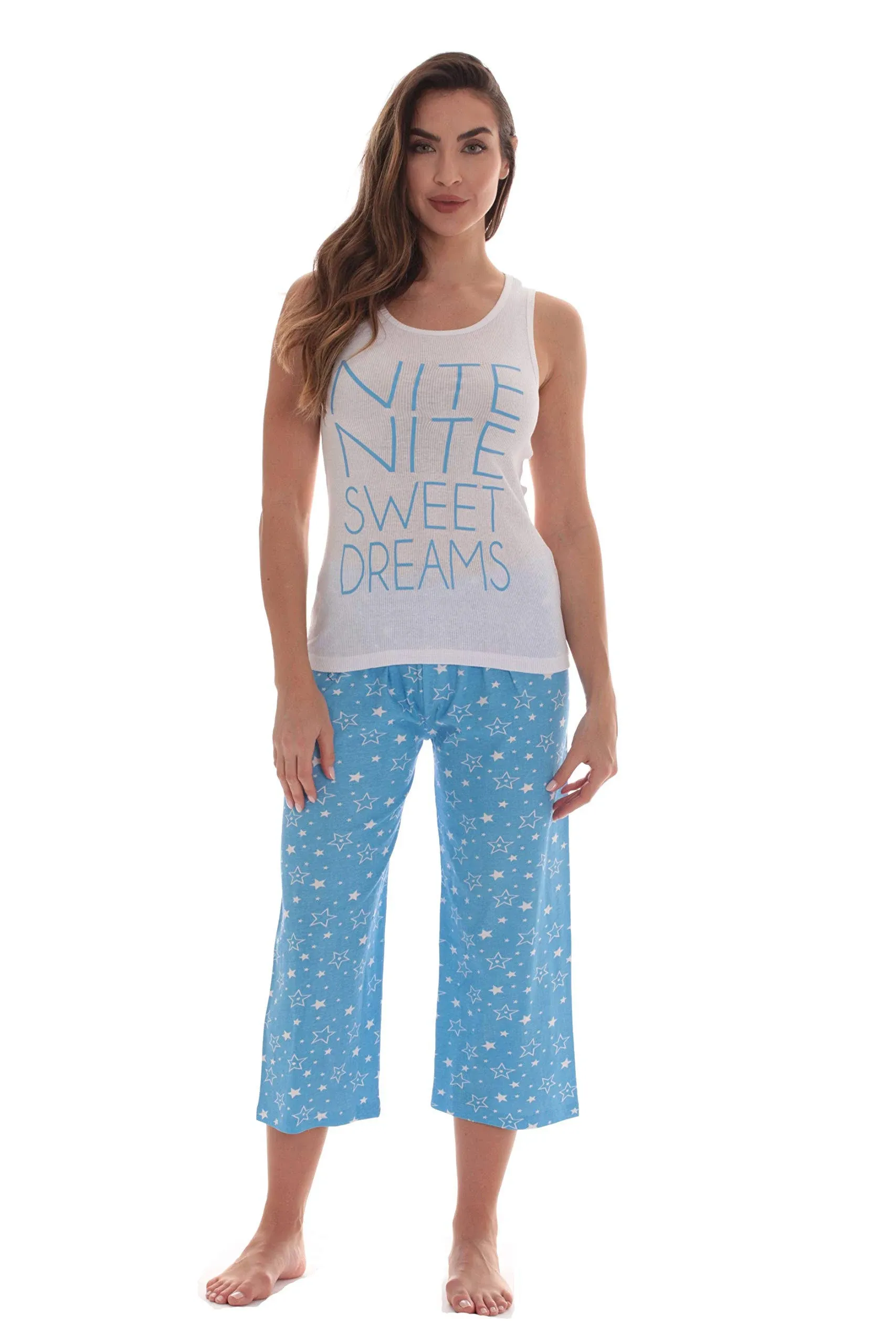 Just Love 100% Cotton Capri and Pant Sets Women Sleepwear - PJ Set