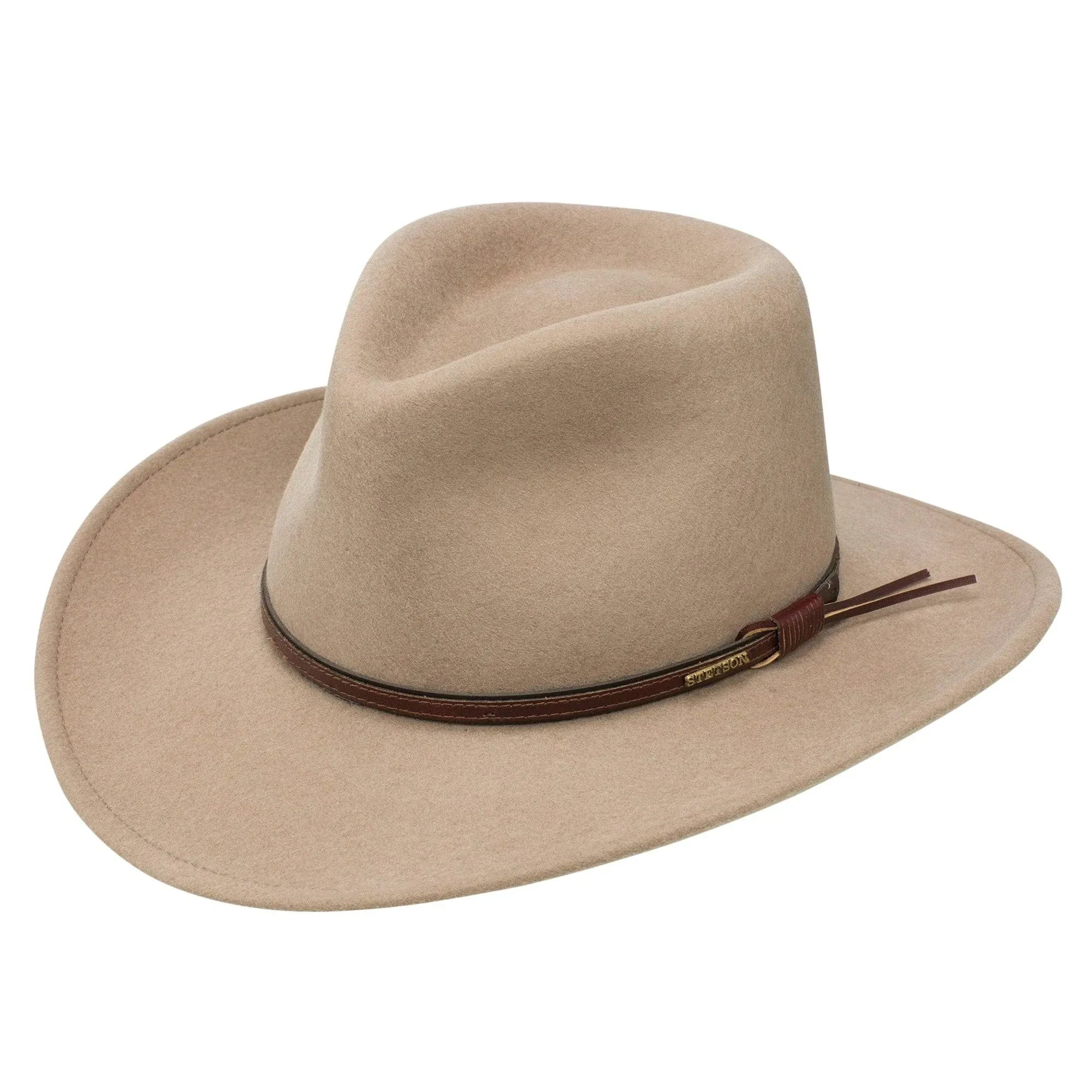 Stetson Bozeman Crushable Wool Hat - Light Brown