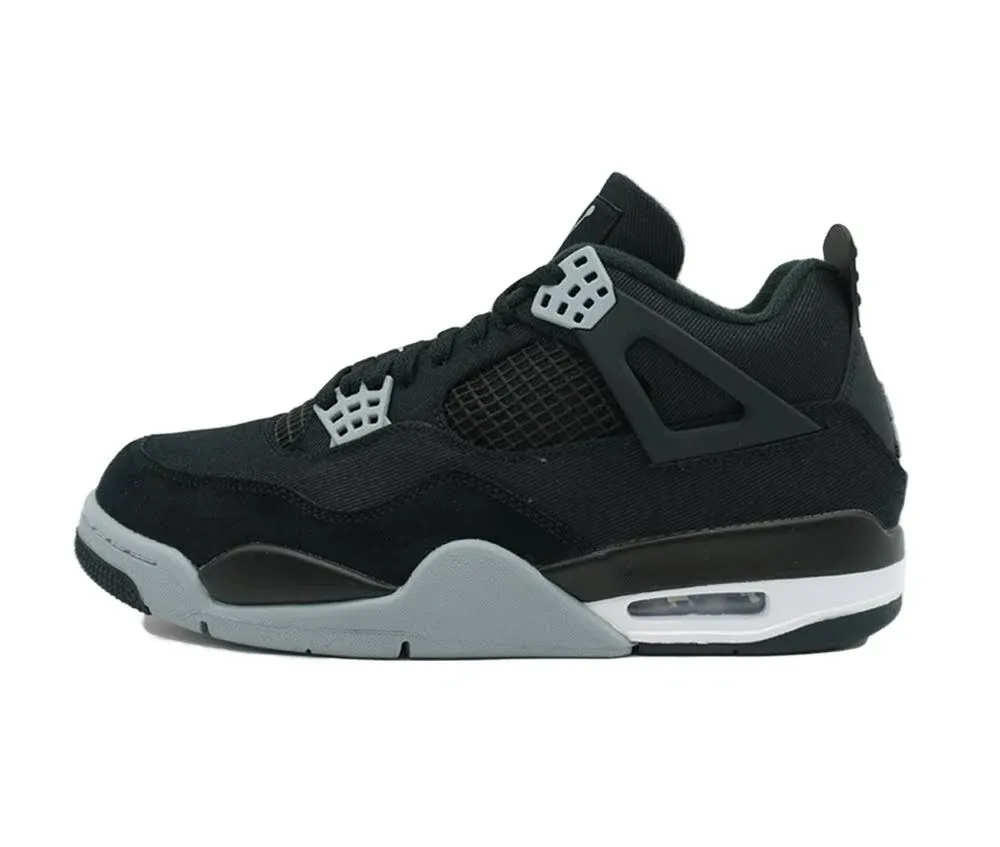 Air Jordan 4 Retro SE Black Canvas