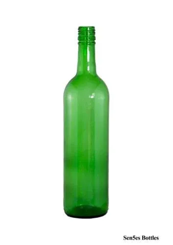 Wine Bottles 750 ml Green Bordeaux (Case of 12)