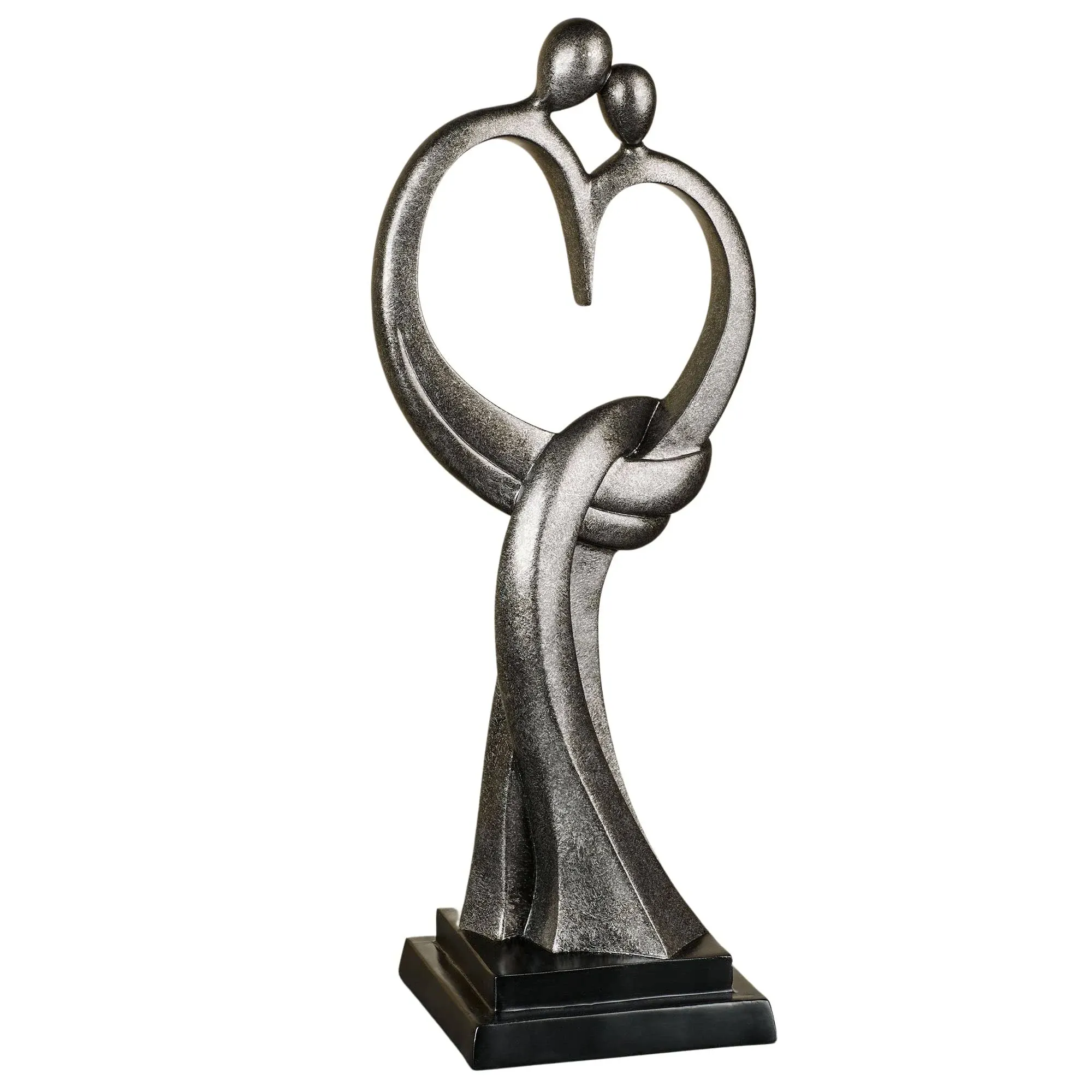 Touch of Class Everlasting Love Sculpture Silver One Size - 8" W x 6" D x 20" H