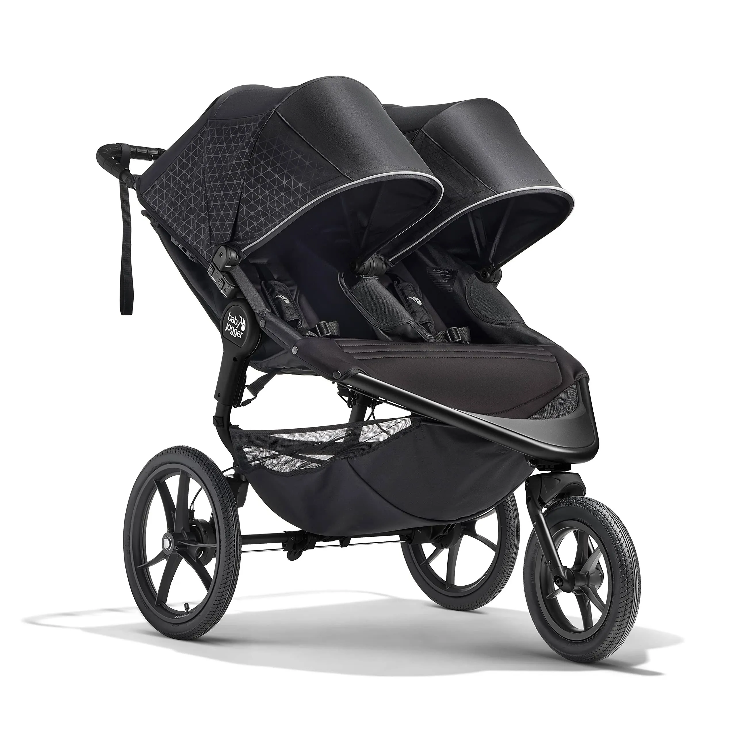 Baby Jogger - Summit X3 Jogging Double Stroller Midnight Black