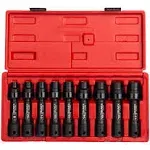 Sunex 9-Piece 1/2 in. Drive 12-Point Metric Driveline Socket Set