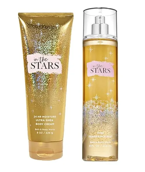 Bath and Body Works In The Stars Ultra She Body Cream & Fine Fragrance Mist Set 2018