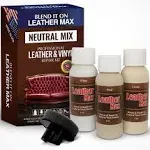 Blend It On Leather Max Quick Blend Refinish and Repair Kit, Restore Couches, Recolor Furniture & Repair Car Seats, Jackets, Sofa, Boots / 3 Color