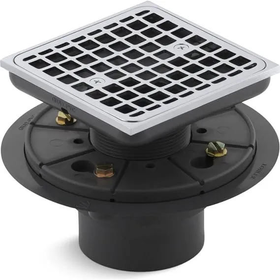 Kohler Square Design Tile-In Shower Drain K-9136