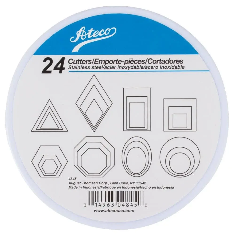 Ateco Geometric Shapes Cutter Set