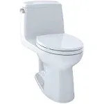 Toto UltraMax One-Piece Elongated 1.6 GPF Toilet, Cotton White 