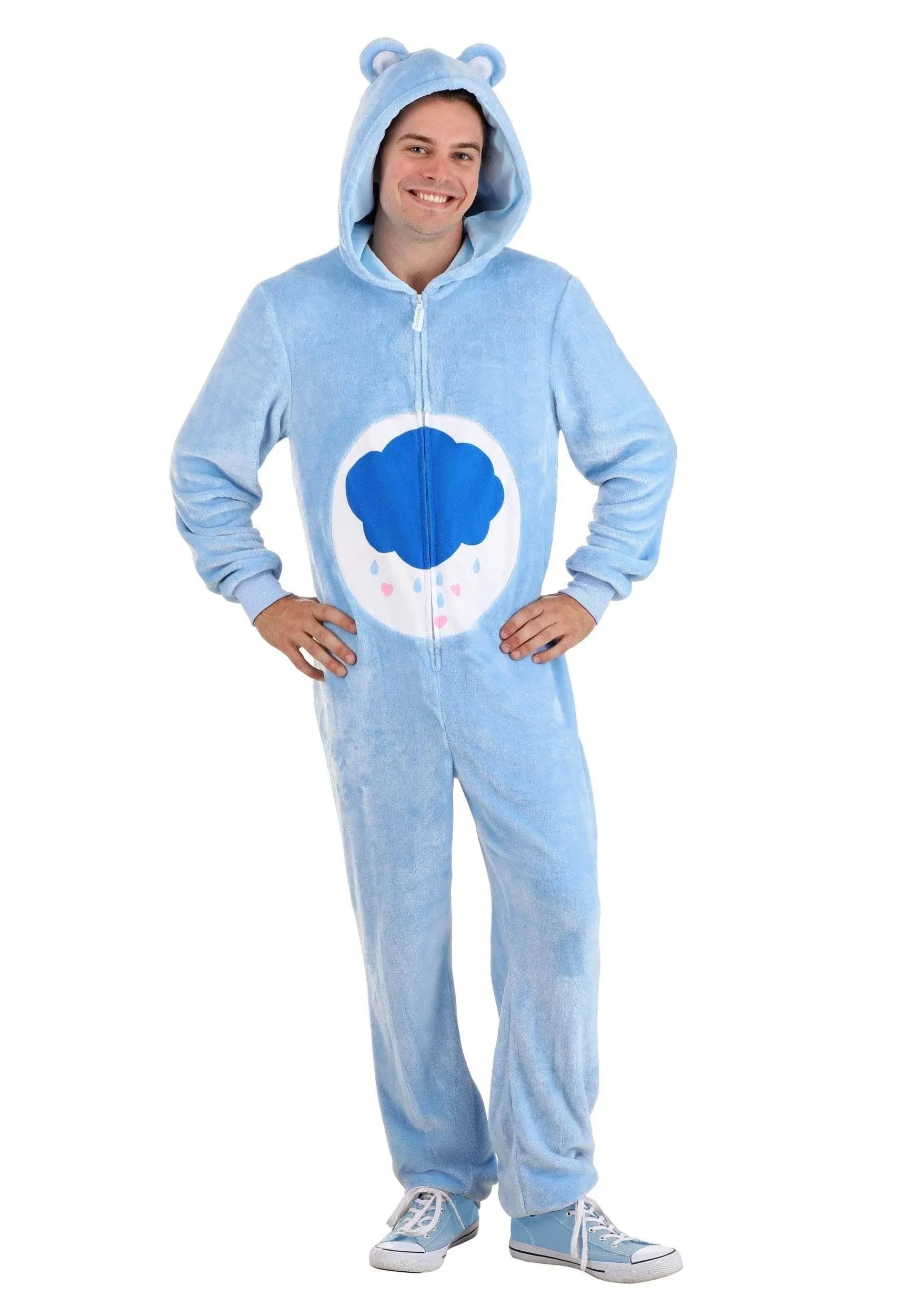 FUN Wear Care Bear Adult Grumpy Bear Onesie