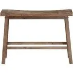 Boraam Sonoma Saddle Bench, Driftwood Gray