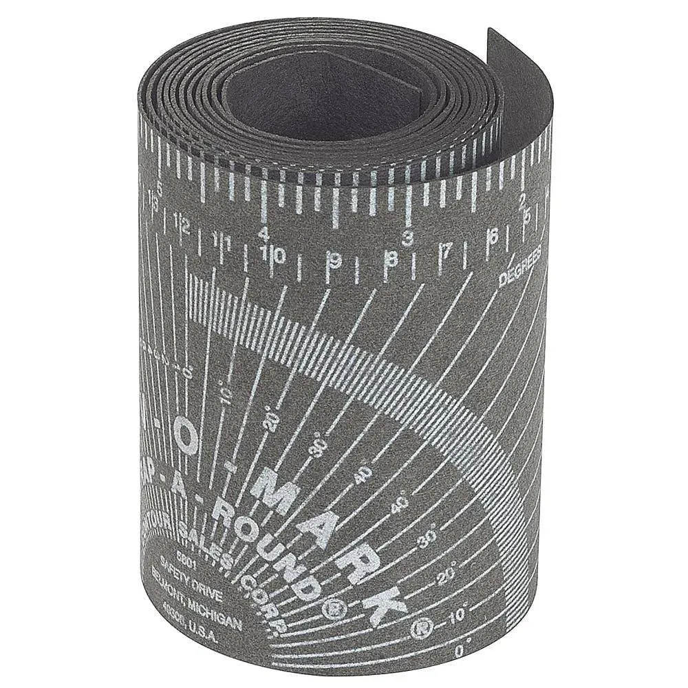 Jackson Safety 14752 Pipe Measure Tool  Wrap Around Tape, Flex, Medium, Black