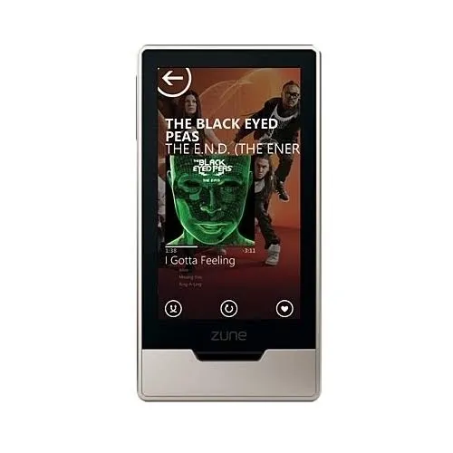 Microsoft Zune HD Platinum 32 GB MP3 WMA WAV AAC Audio Video Media Player