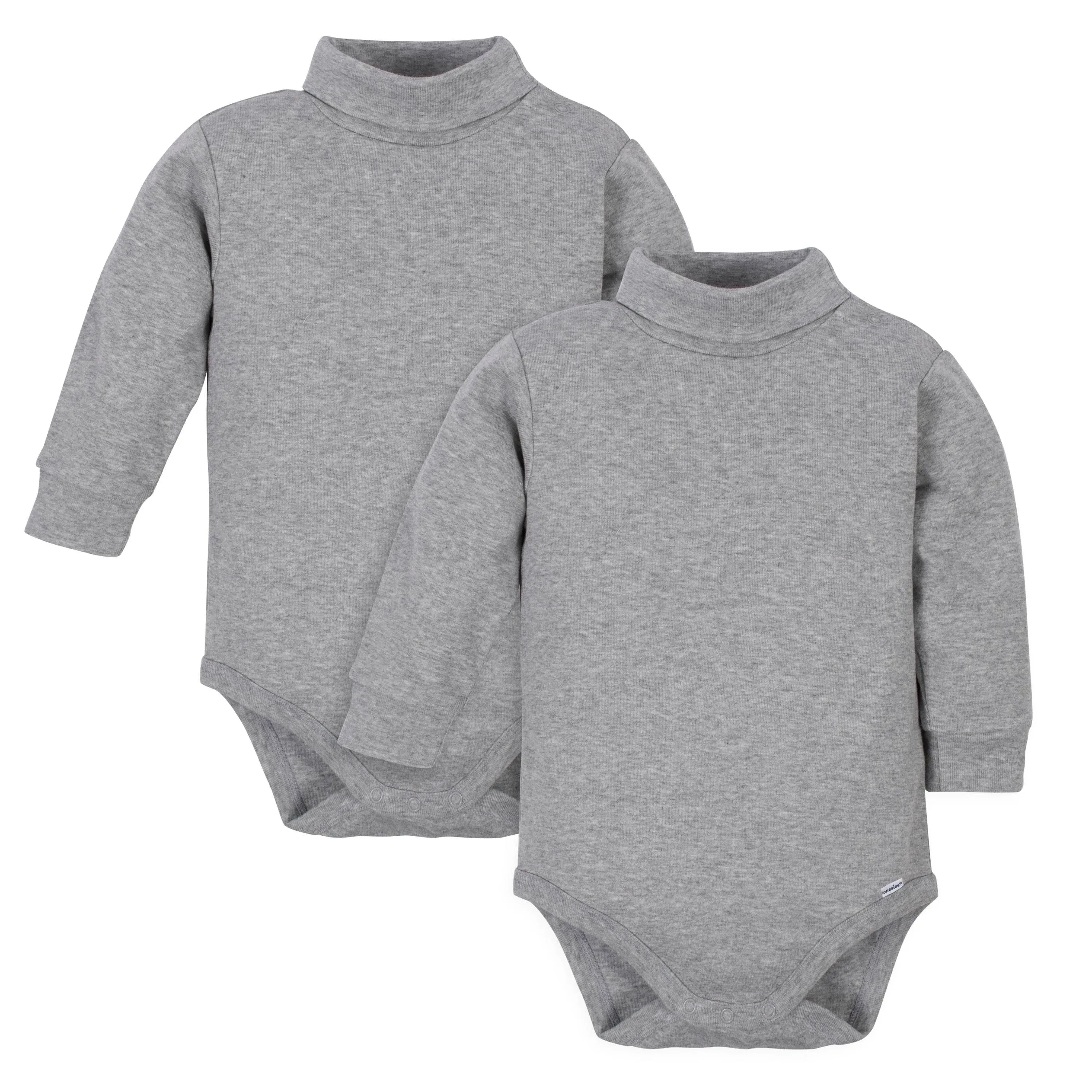 Gerber 2-Pack Baby Baby Neutral Long Sleeve Turtleneck Onesies Bodysuits