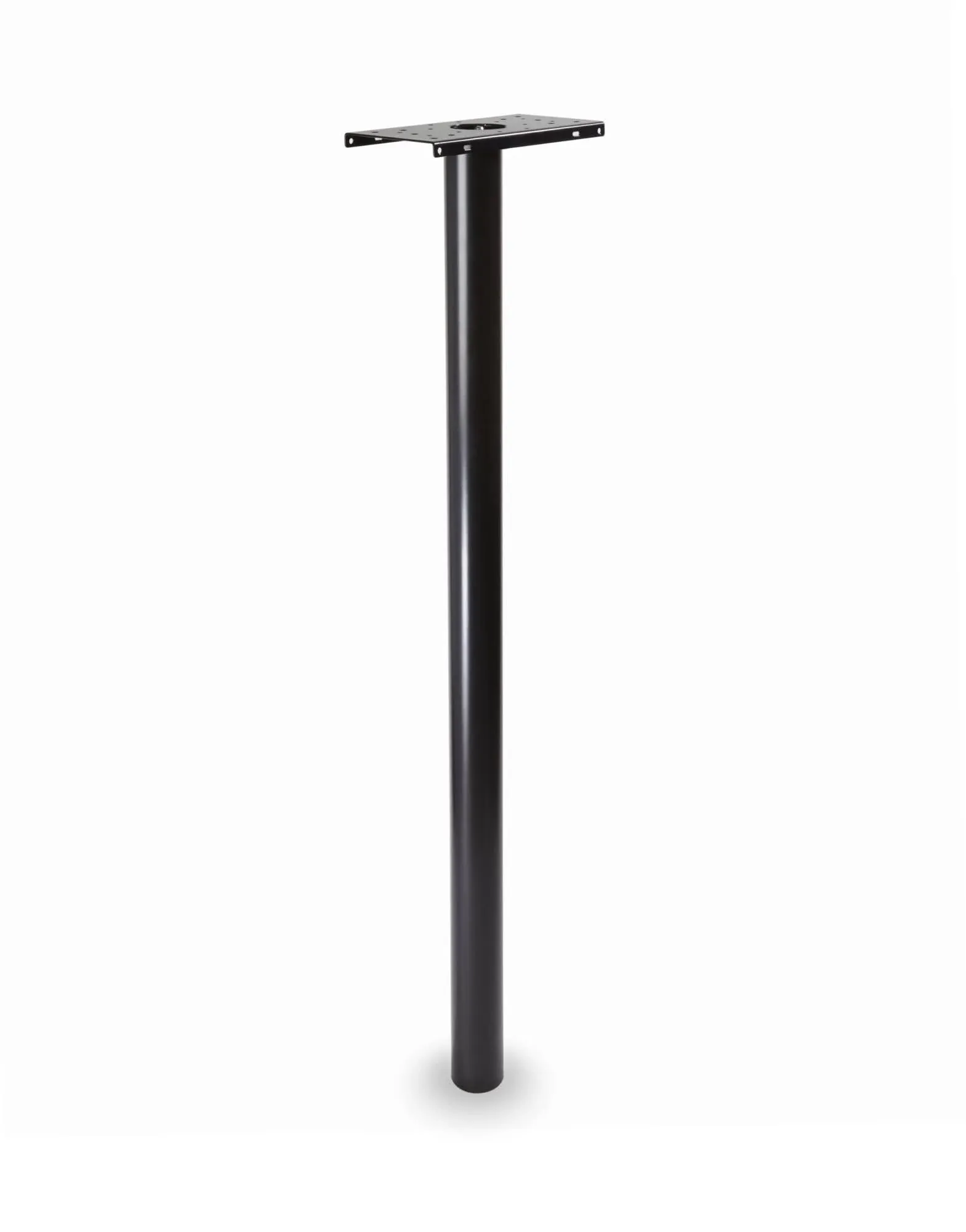 Architectural Mailboxes Black Pacifica In-Ground Steel Post Mailbox