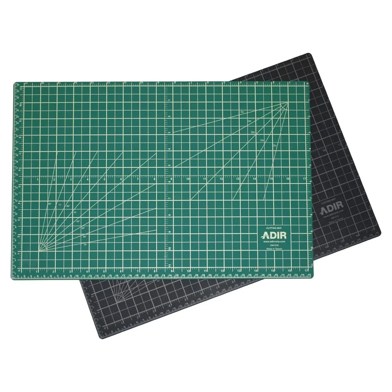 Self Healing Cutting Mat Reversible Green/Black 24"x36"