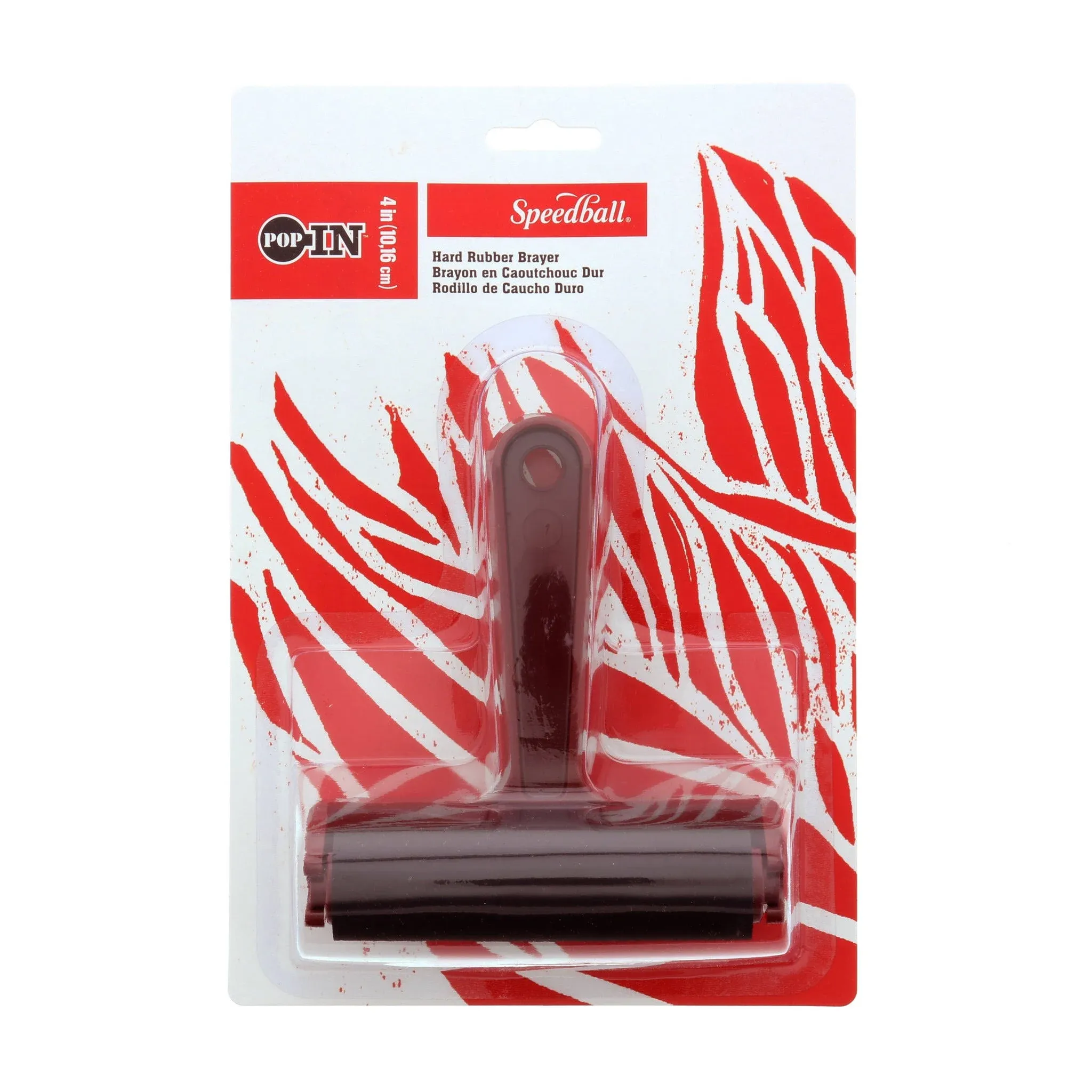 Speedball Pop-In Hard Rubber Brayer 4-Inch