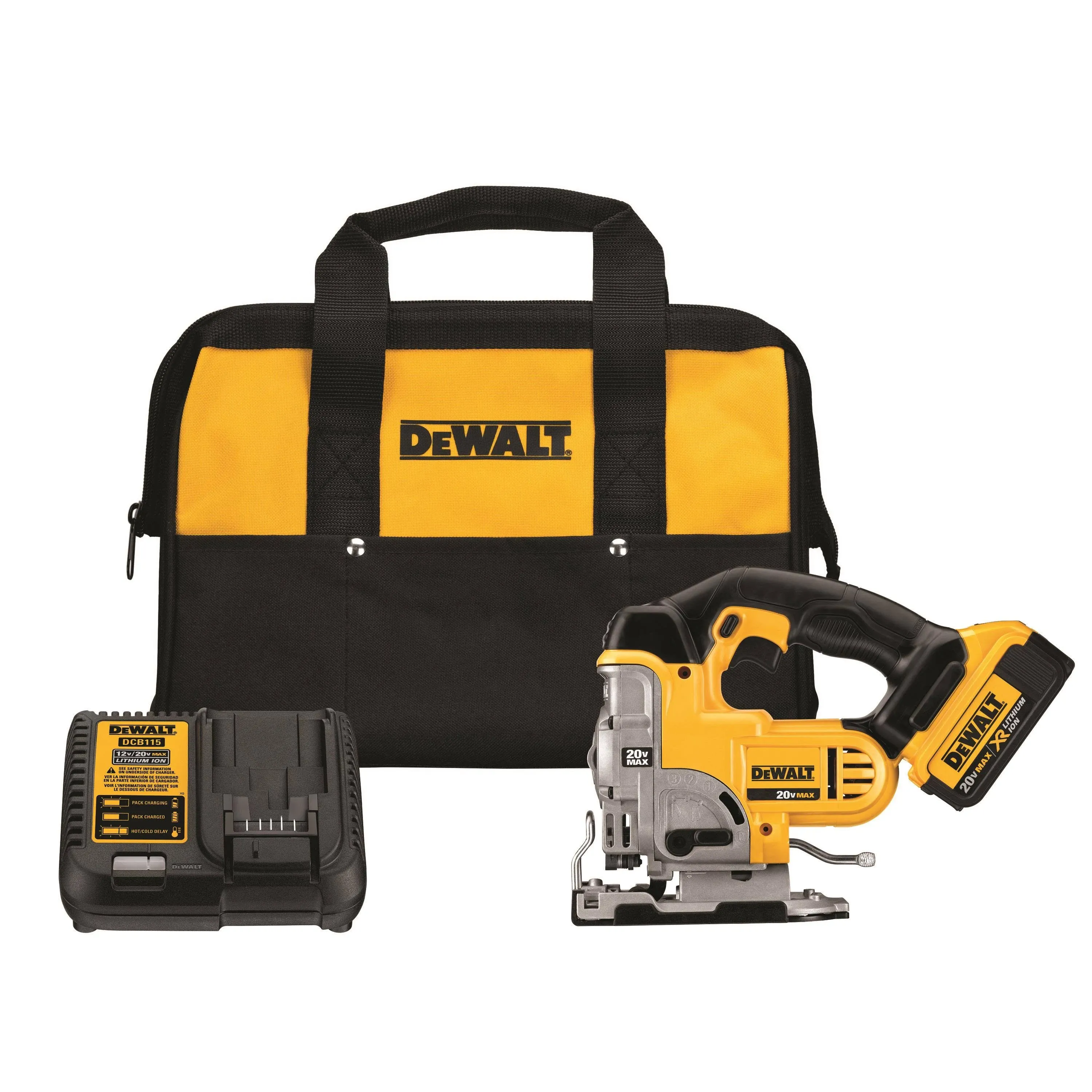 DeWalt 20V MAX Cordless Jig Saw Kit (Battery &amp; Charger)