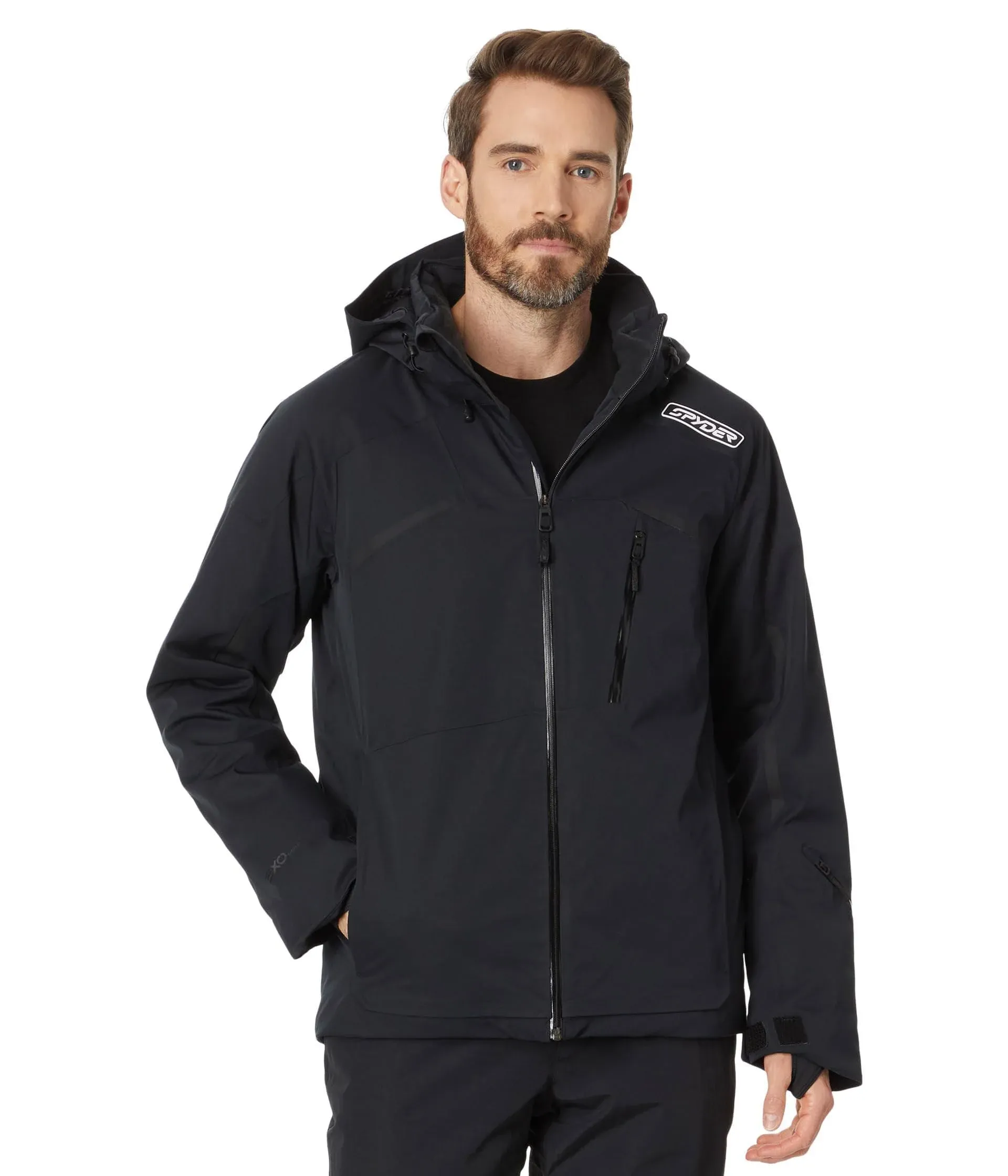 Spyder Men's Leader Insulated Hooded Ski Snow Jacket