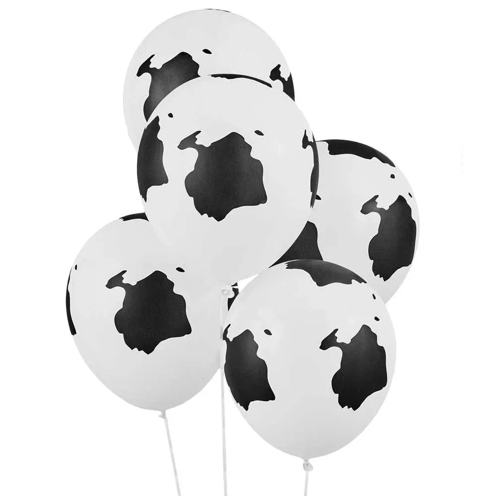 xo, Fetti Cow Print Latex Balloons - 25 pk, 12" | Bachelorette Party Decorations ...