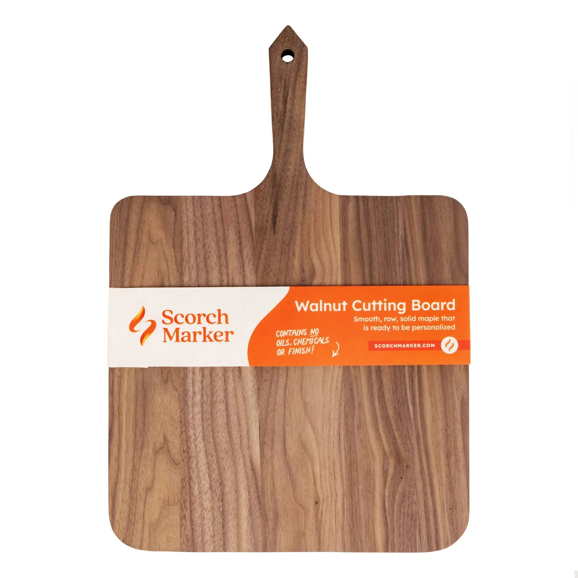 Scorch Marker Walnut Cutting Board, Personalizable Woodburning Piece for Kitchen ...