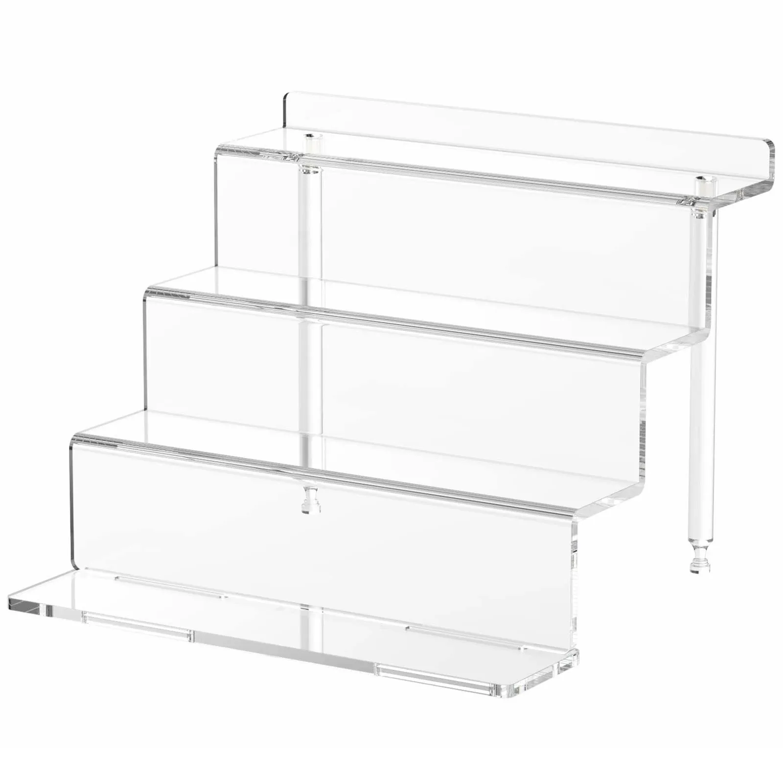 NIUBEE Acrylic Riser Stand Shelf for Amiibo Funko Pop Figure Display 3 Steps Acr