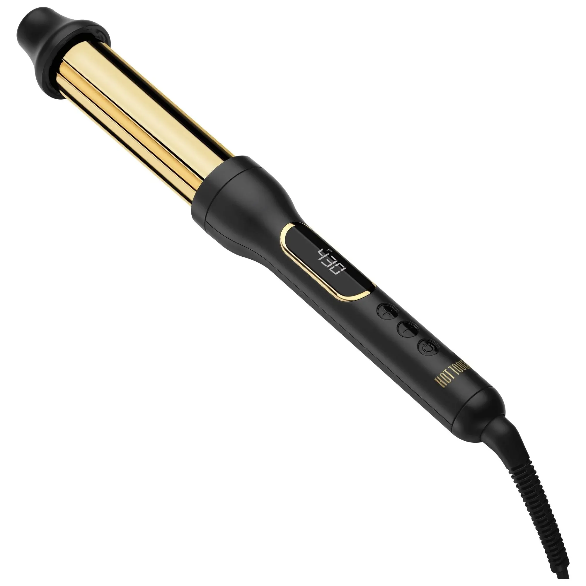 Hot Tools Pro Artist 2-in-1 Hair Curling Iron Wand &amp; Waver HTIR8002G Curls Waves