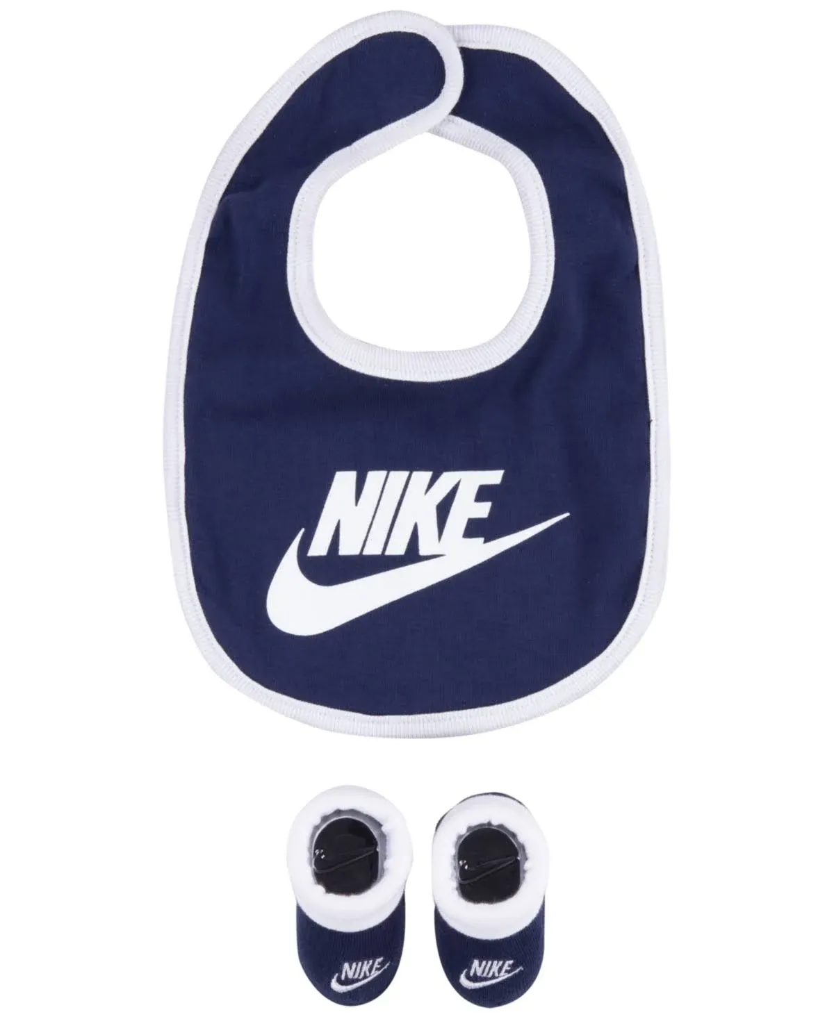 Nike Baby (0-6M) Bib and Booties Box Set