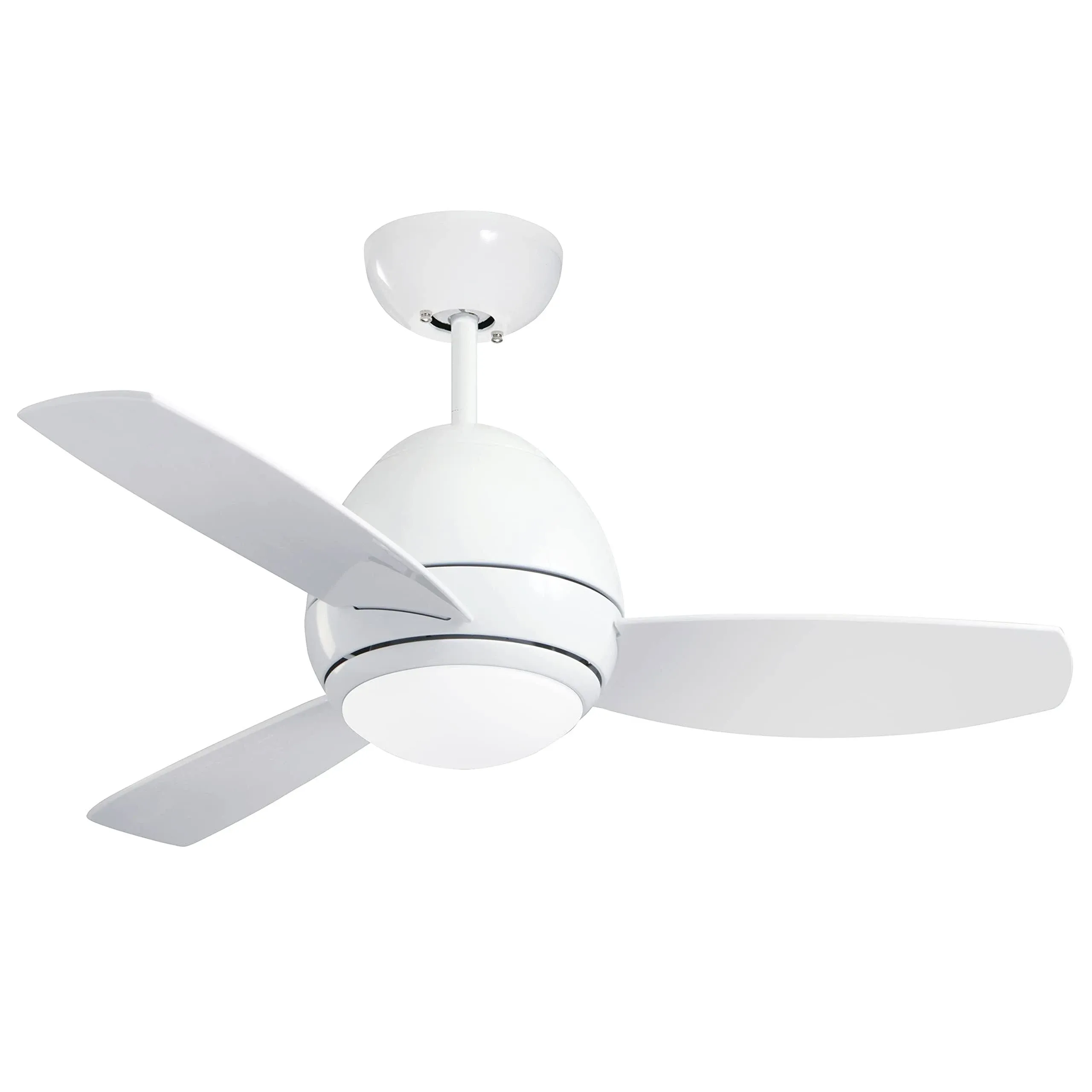 Noble Home Outdoor Ceiling Fan with Remote, 44 inch Modern Fixture with Dimmable ...