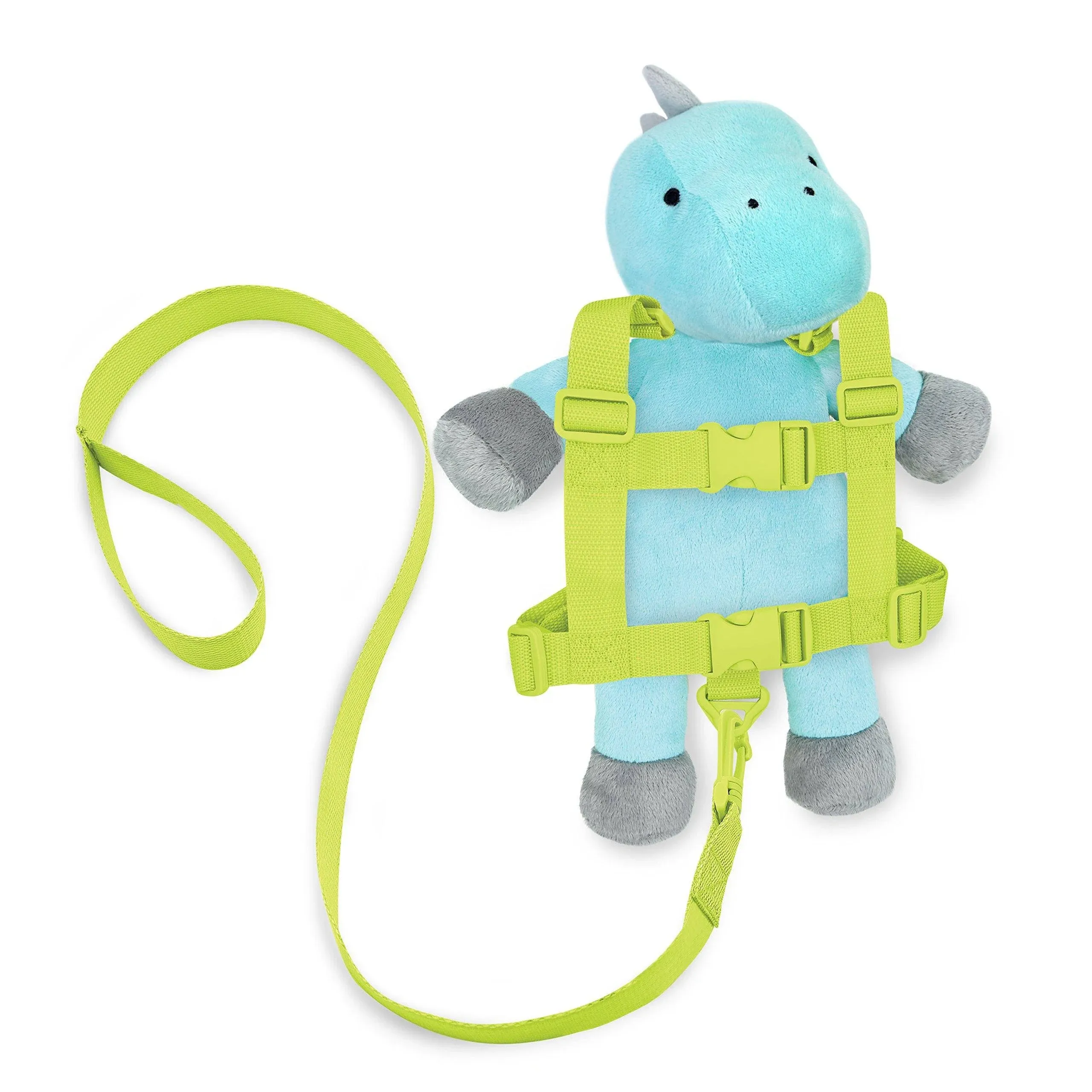 Travel Bug Toddler 2-in-1 Safety Harness, Dinosaur- Teal/Grey