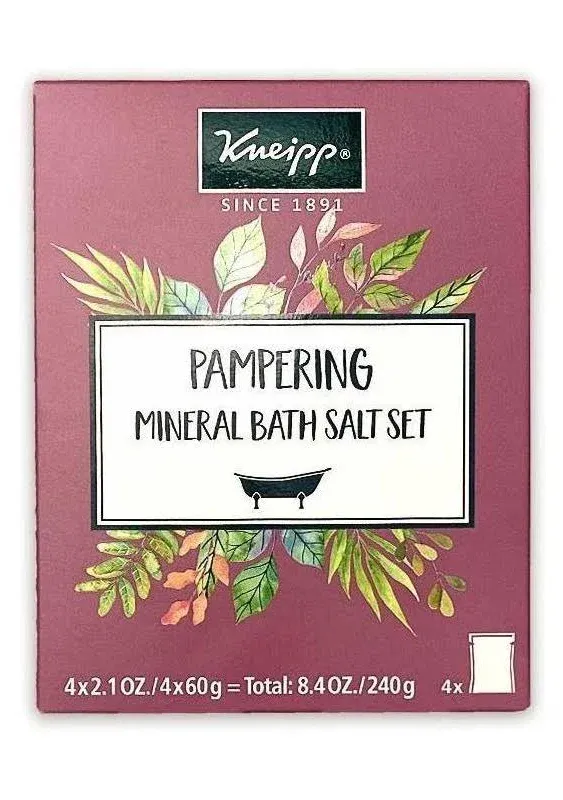 Pampering Mineral Bath Salt Soak Gift Set