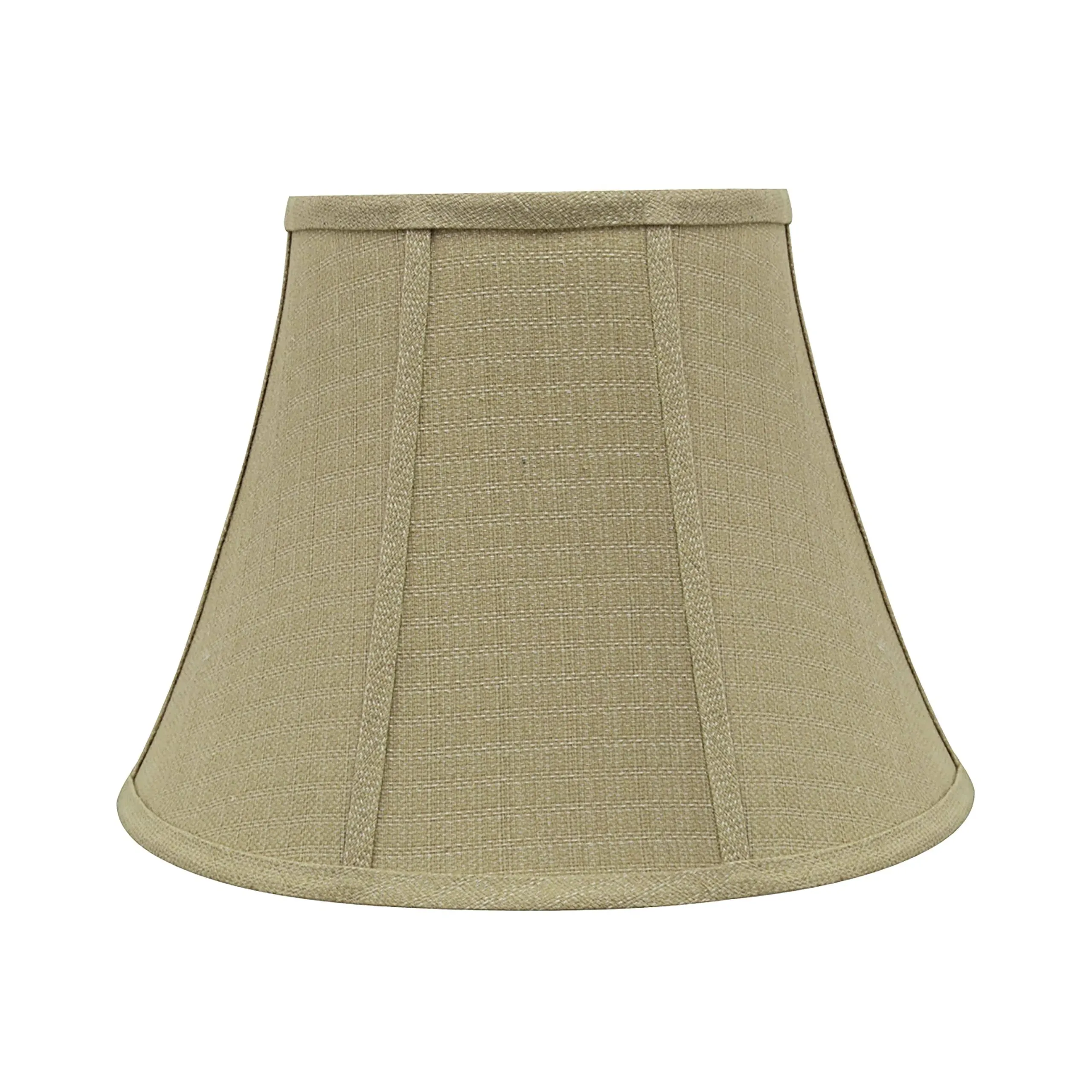 Aspen Creative 30223 Transitional Bell Shaped Construction Beige, 13" Wide (7" x 13" x 9 1/2") Spider LAMP Shade