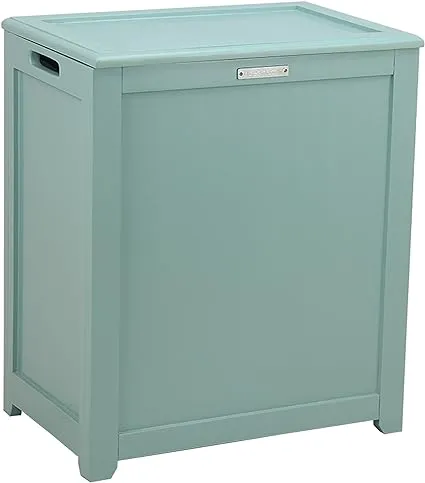 Oceanstar Storage Laundry Hamper, Turquoise