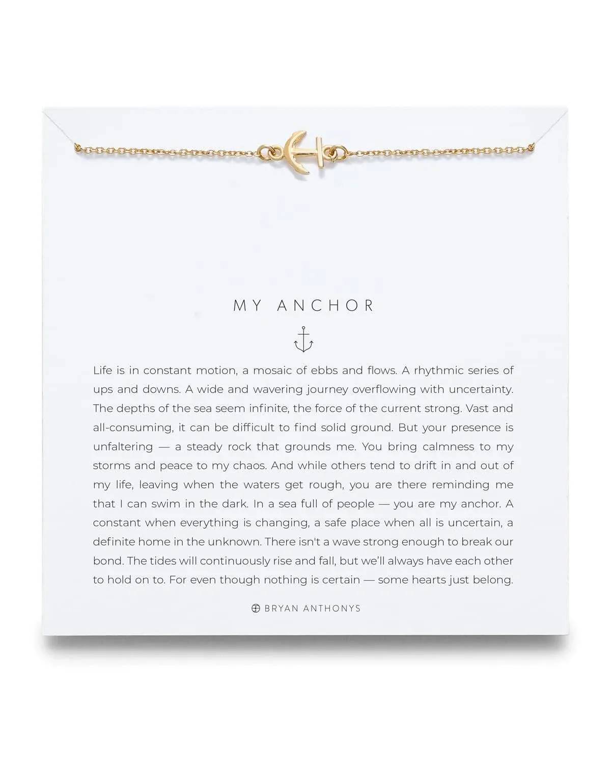 My Anchor Necklace | Bryan Anthonys