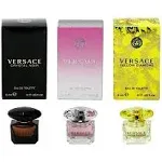 Versace Women&#039;s Eau de Toilette 3-Piece Mini (5ml) Splash Bottle Gift Set - NEW