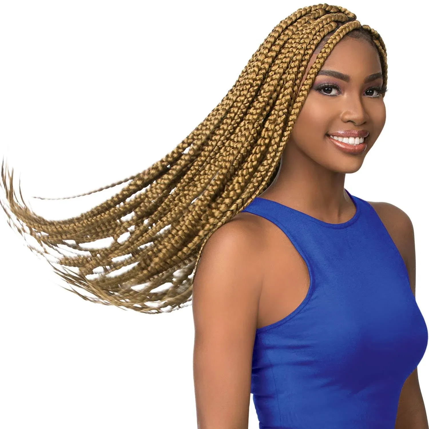 SENSATIONNEL AFRICAN COLLECTION KANEKALON AQUATEX PRE-LAYERED SYNTHETIC BRAID 48" / WATER-REPELLENT - 3XRUWA (2PACKS, 1)