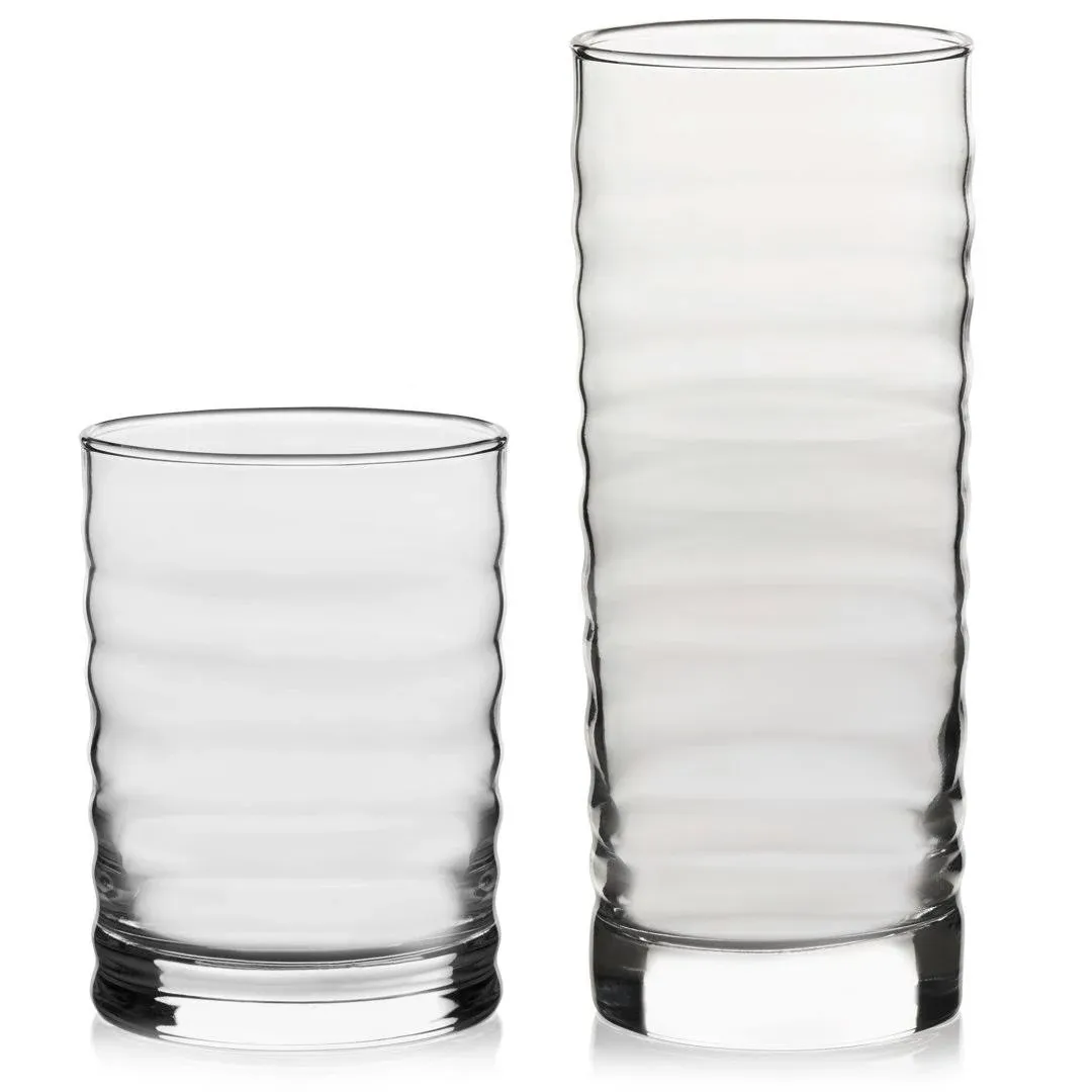 Libbey® Pueblo 16-Piece Glass Drinkware Set