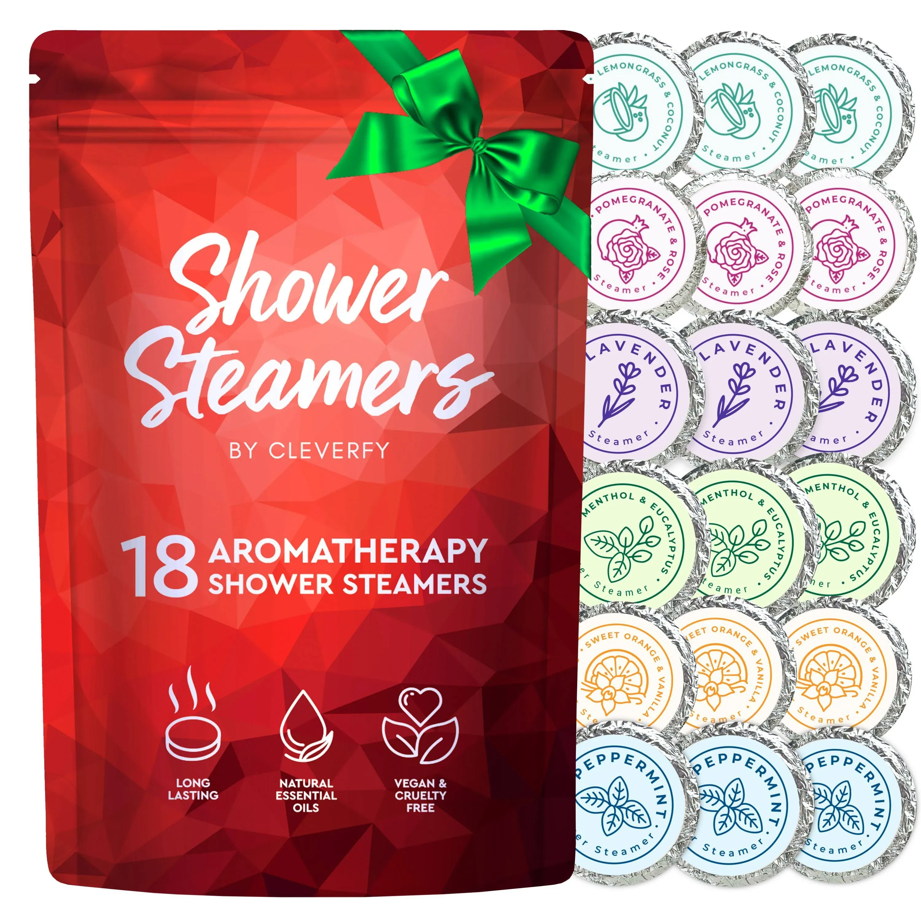 Cleverfy Shower Steamers Aromatherapy - Christmas Stocking Stuffers for Teens ...