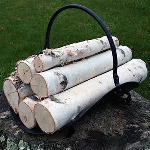 Decorative White Birch Logs, Natural Bark Wood Home Décor - 17-18&#034; in Length 1.5