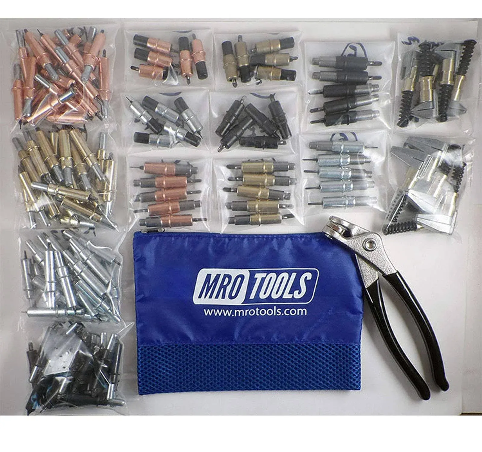 K-SERIES MASTER CLECO SHEET METAL FASTENER KIT w/Mesh Carry Bag (K1MSTR)