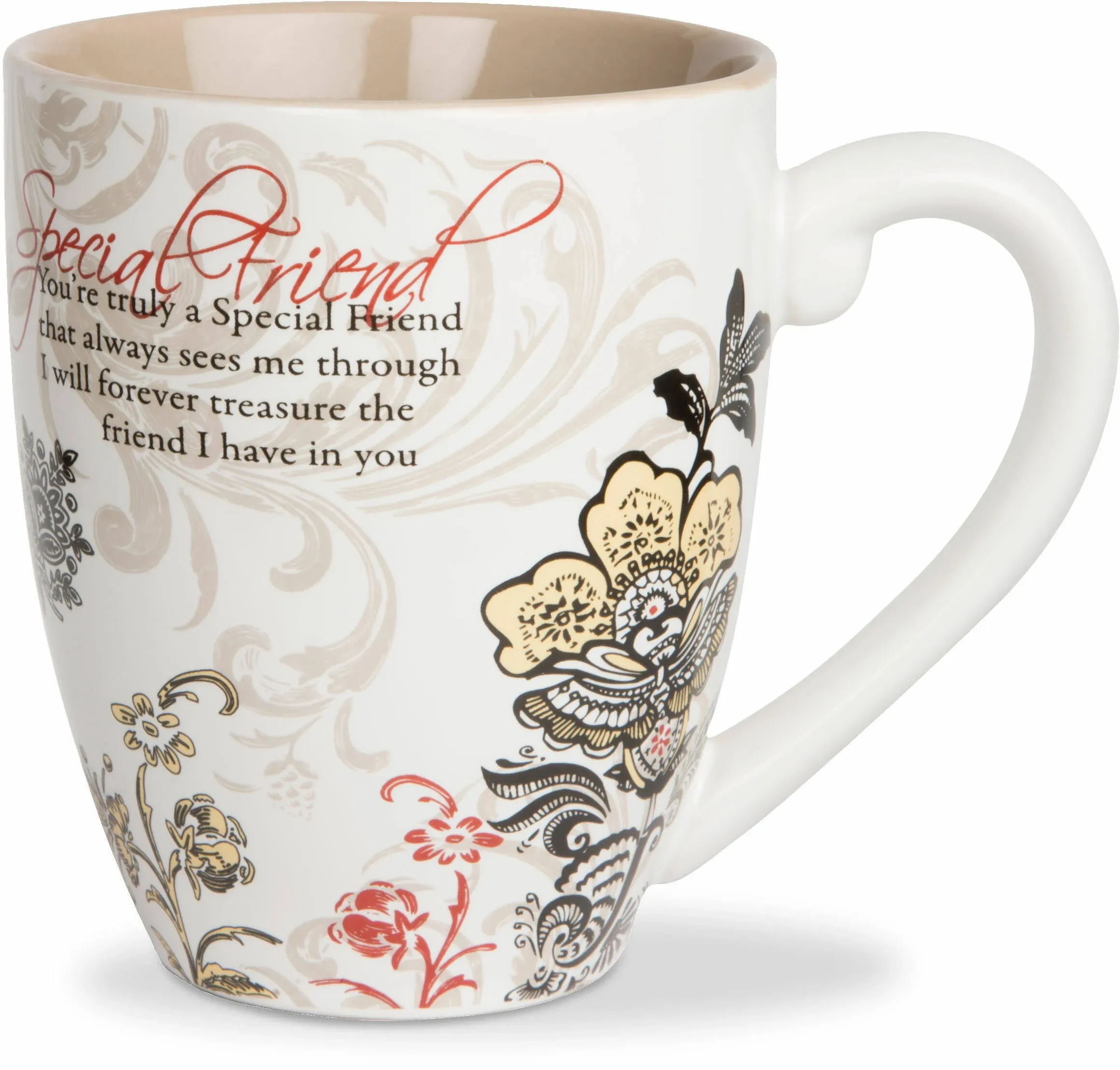 Mark My Words Special Friend Mug, 4-3/4-Inch, 20-Ounce Capacity