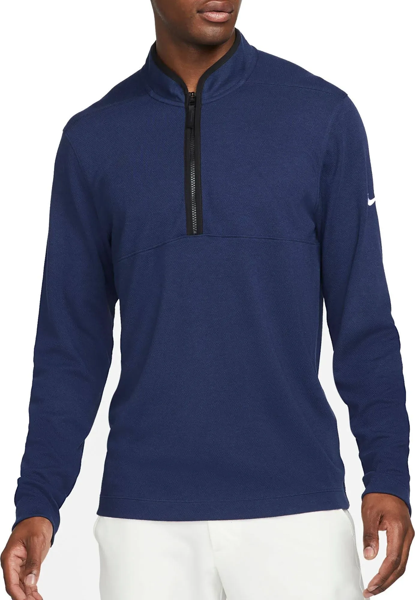 NEW Nike Men’s Dri-FIT Victory 1/2 Zip Golf Top long sleeve blue