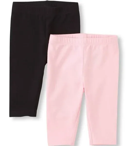 The Children's Place Baby Girls' Capri Leggings 2 Pack